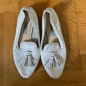 Prada Woven Flats